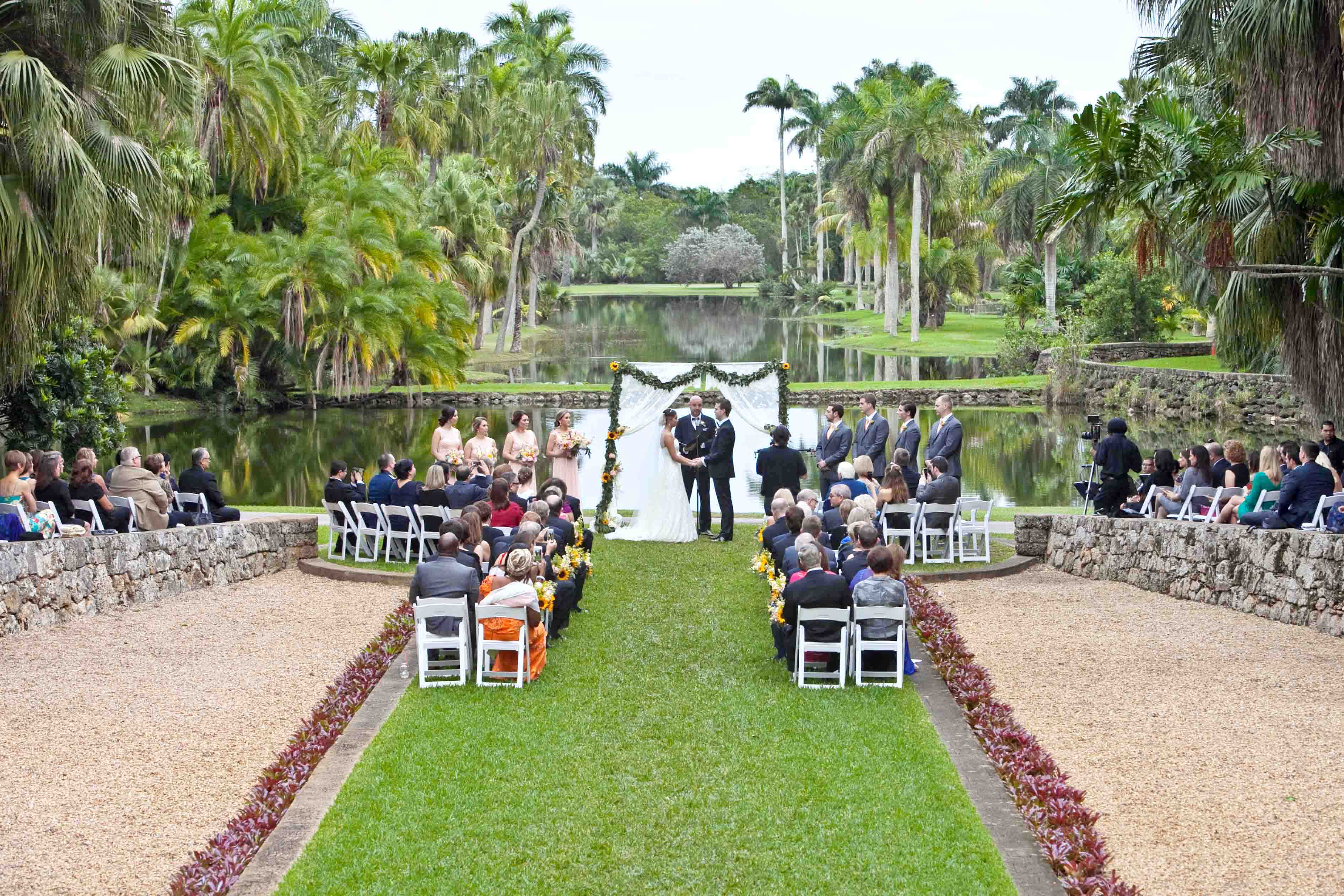 Evelyn And Michael Fairchild Tropical Garden Wedding Miami